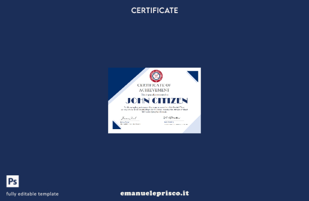 modello di certificato di partecipazione al basket USA in stile verificato